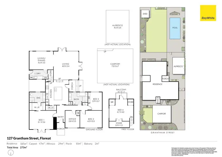 Floorplan of Homely house listing, 127 Grantham Street, Floreat WA 6014