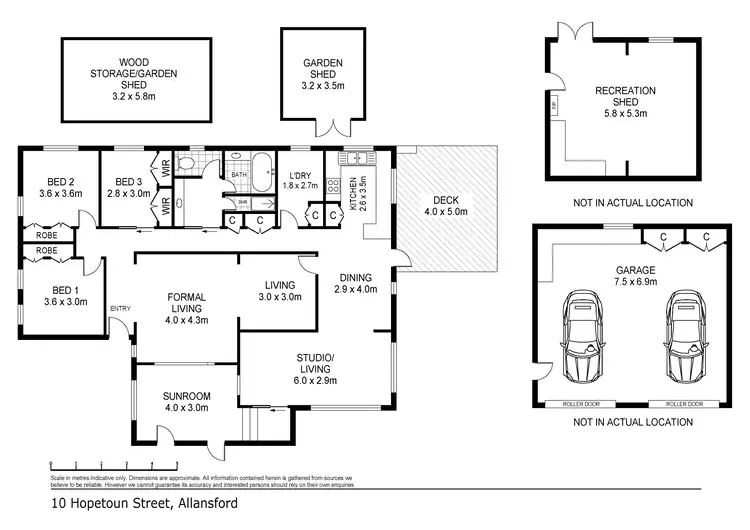 Floorplan of Homely house listing, 10 Hopetoun Street, Allansford VIC 3277