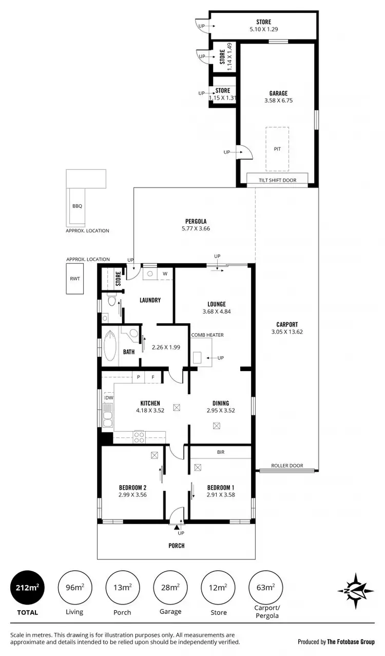 Floorplan of Homely house listing, 95 Palm Avenue, Royal Park SA 5014