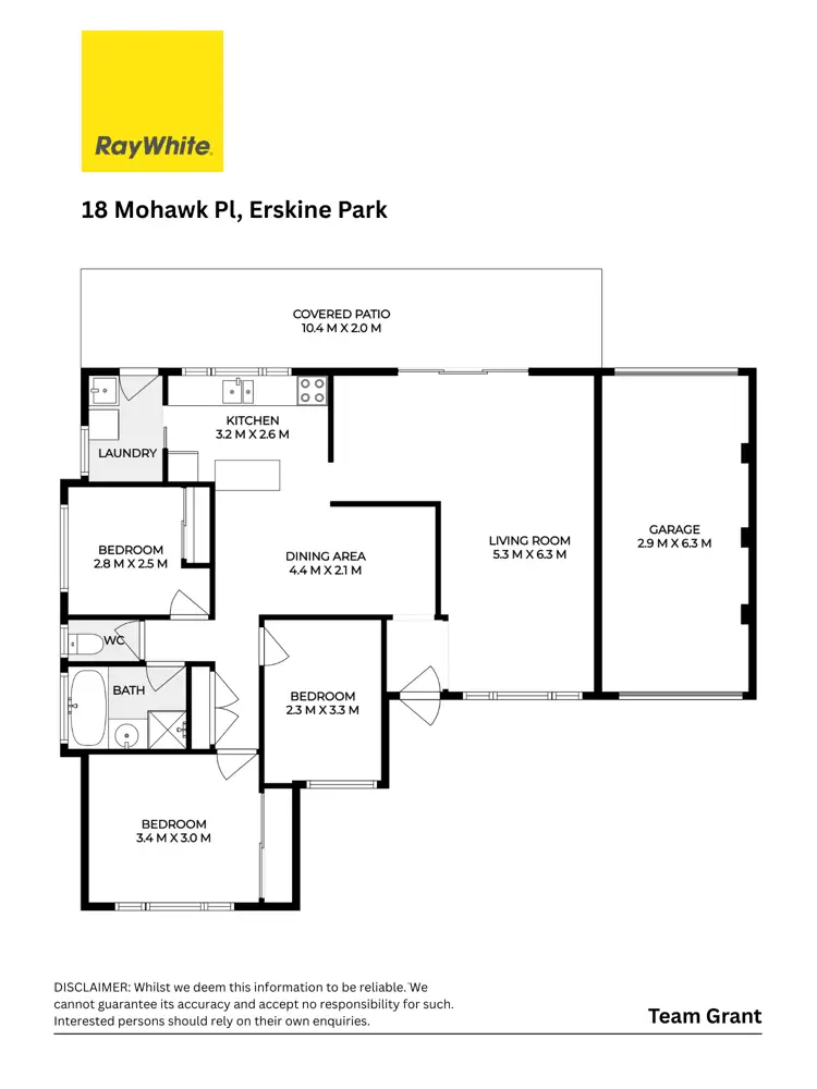 Floorplan of Homely house listing, 18 Mohawk Place, Erskine Park NSW 2759
