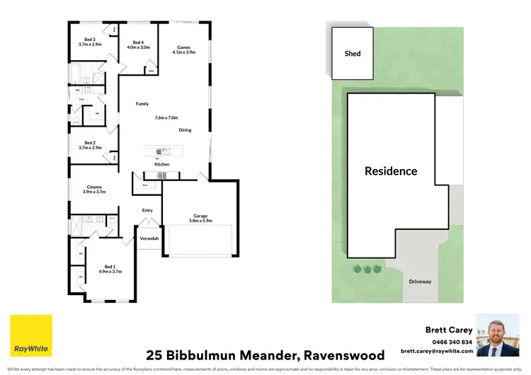 Floorplan of Homely house listing, 25 Bibbulmun Meander, Ravenswood WA 6208