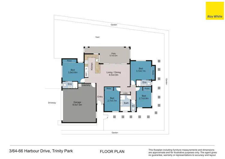 Floorplan of Homely house listing, 3/64-66 Harbour Drive, Trinity Park QLD 4879
