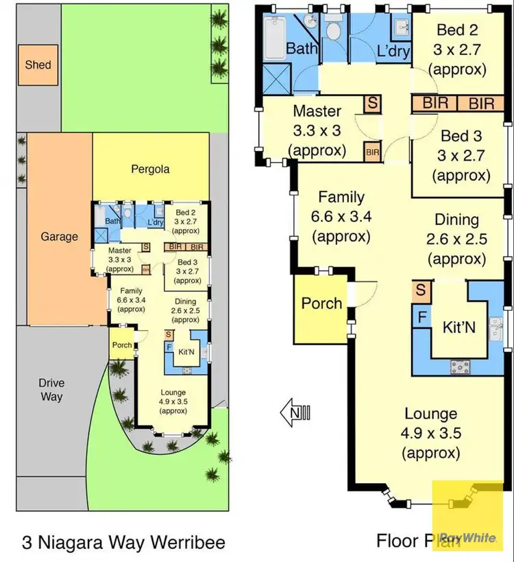 Floorplan of Homely house listing, 3 Niagara Way, Werribee VIC 3030