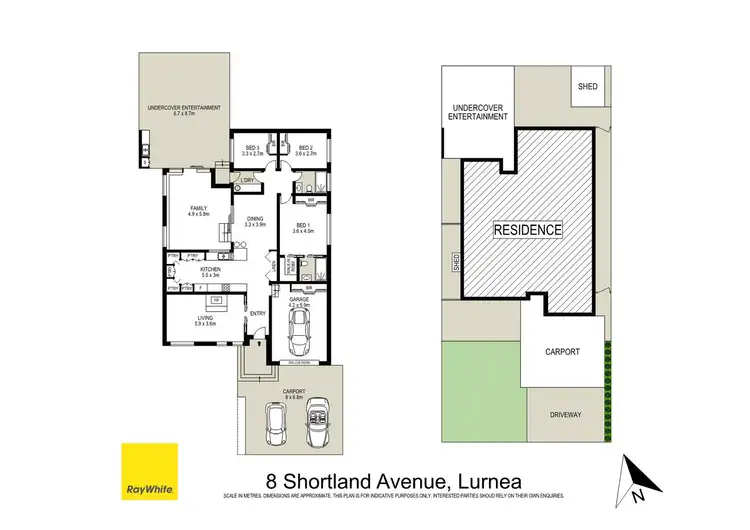 Floorplan of Homely house listing, 8 Shortland Avenue, Lurnea NSW 2170