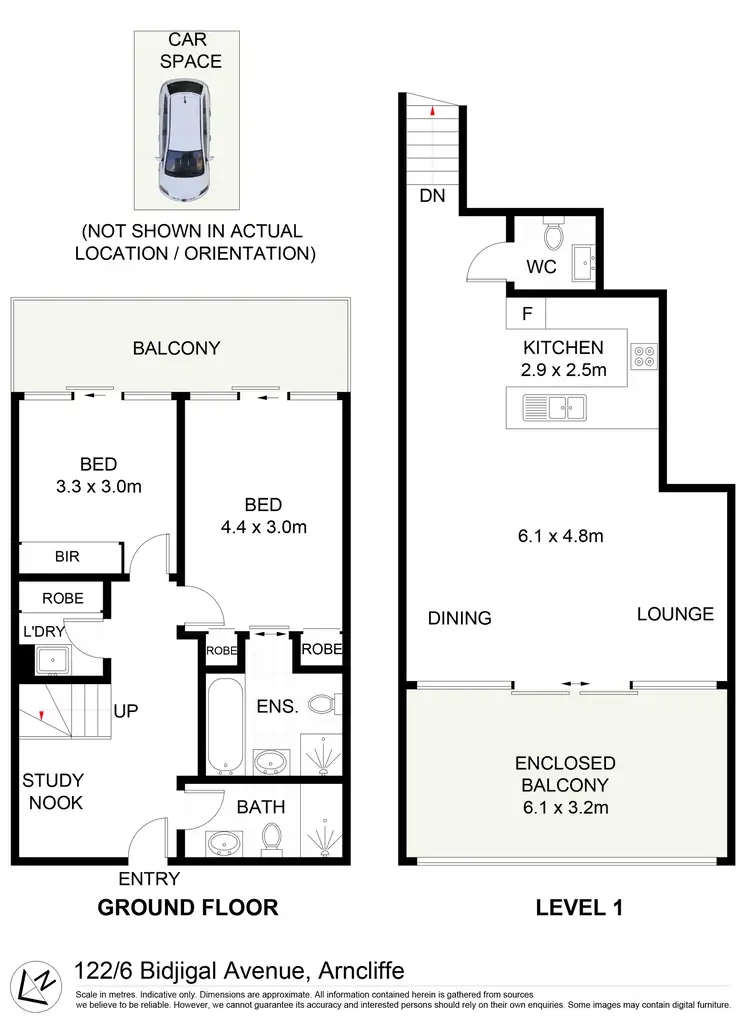 Floorplan of Homely apartment listing, 122/6 Bidjigal Road, Arncliffe NSW 2205