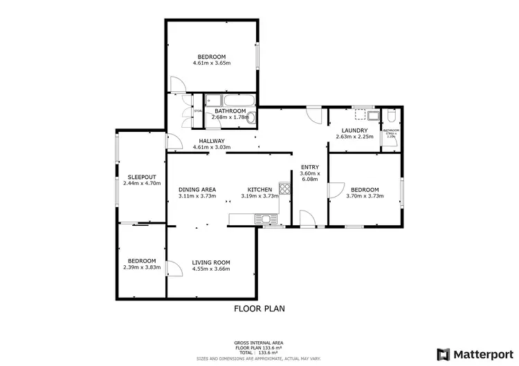 Floorplan of Homely house listing, 5555 Murray Valley Highway, Swan Hill VIC 3585