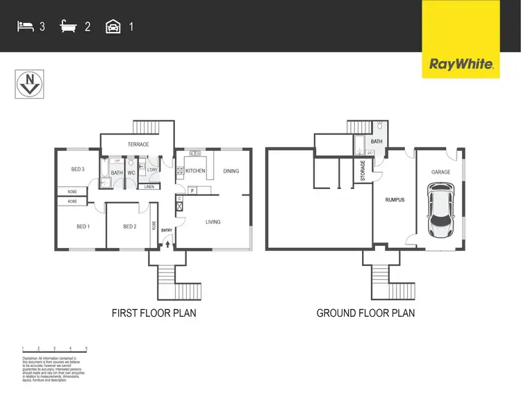 Floorplan of Homely house listing, 6 Roseworthy Crescent, Farrer ACT 2607