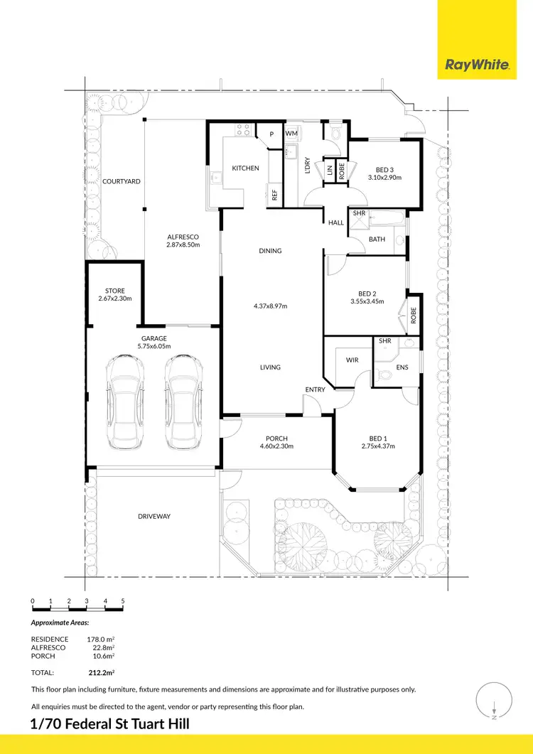 Floorplan of Homely villa listing, 1/70 Federal Street, Tuart Hill WA 6060