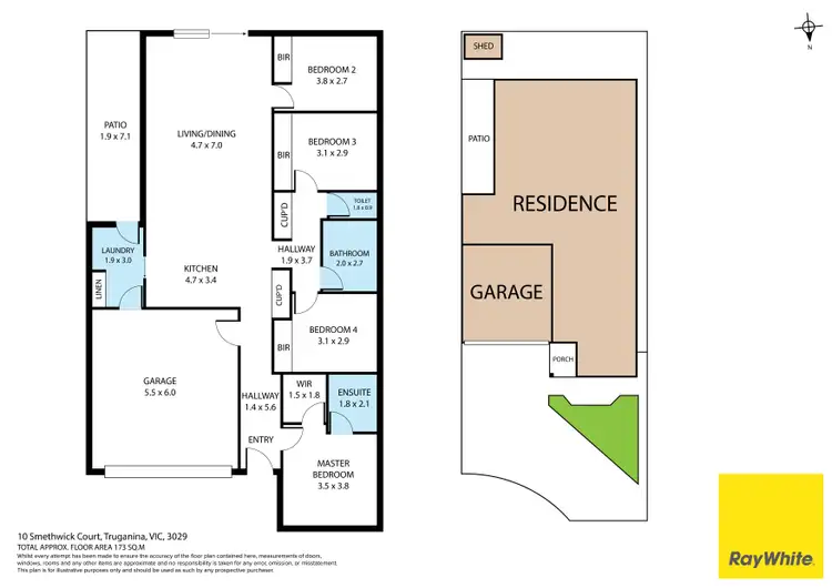 Floorplan of Homely house listing, 10 Smethwick Court, Truganina VIC 3029