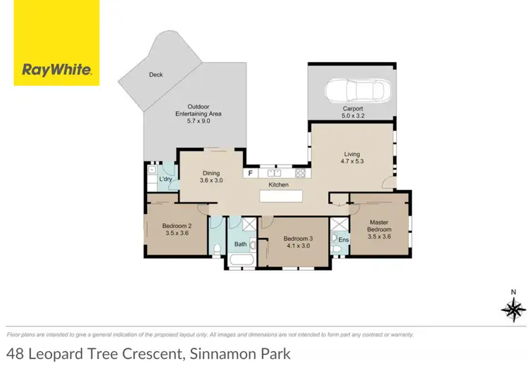 Floorplan of Homely house listing, 48 Leopard Tree Crescent, Sinnamon Park QLD 4073