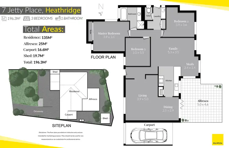 Floorplan of Homely house listing, 7 Jetty Place, Heathridge WA 6027