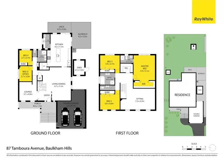 Floorplan of Homely house listing, 87 Tamboura Avenue, Baulkham Hills NSW 2153