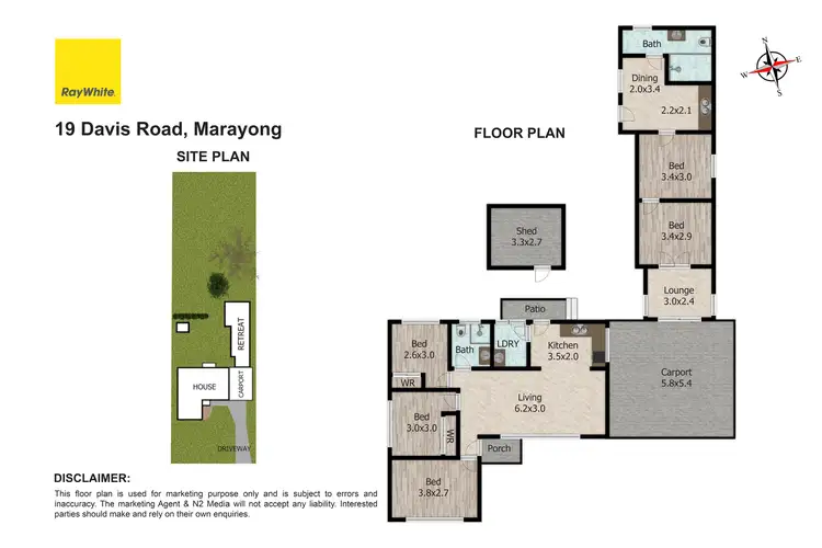 Floorplan of Homely house listing, 19 Davis Road, Marayong NSW 2148