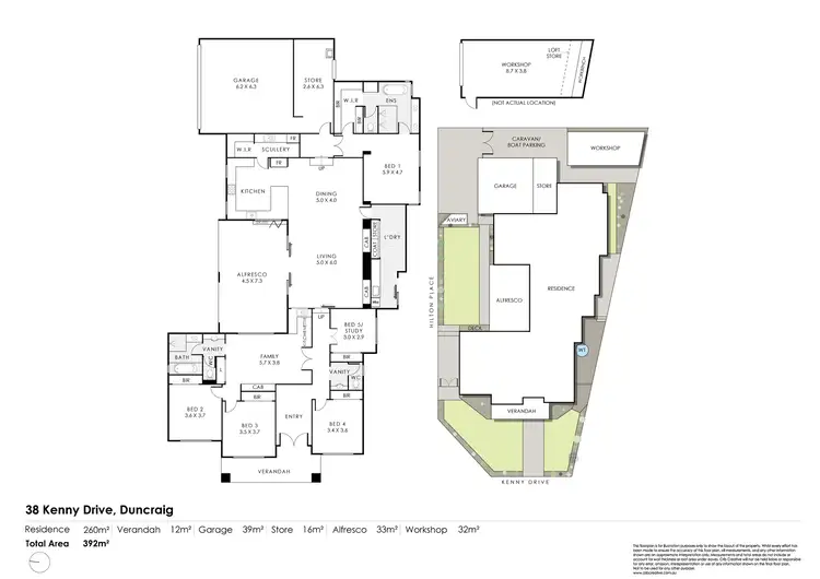 Floorplan of Homely house listing, 38 Kenny Drive, Duncraig WA 6023