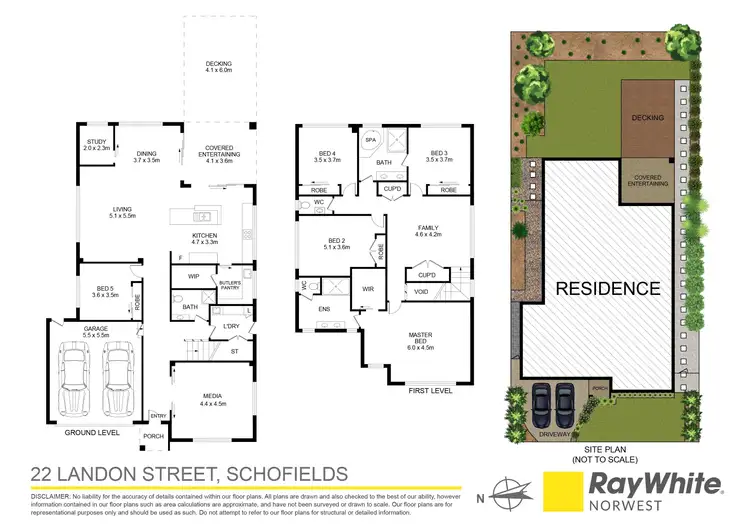 Floorplan of Homely house listing, 22 Landon Street, Schofields NSW 2762