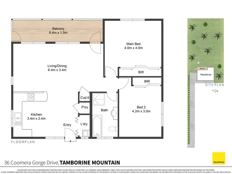 Floorplan of Homely house listing, 36 Coomera Gorge Drive, Tamborine Mountain QLD 4272