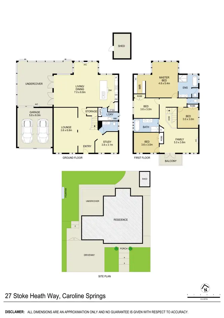 Floorplan of Homely house listing, 27 Stoke Heath Way, Caroline Springs VIC 3023