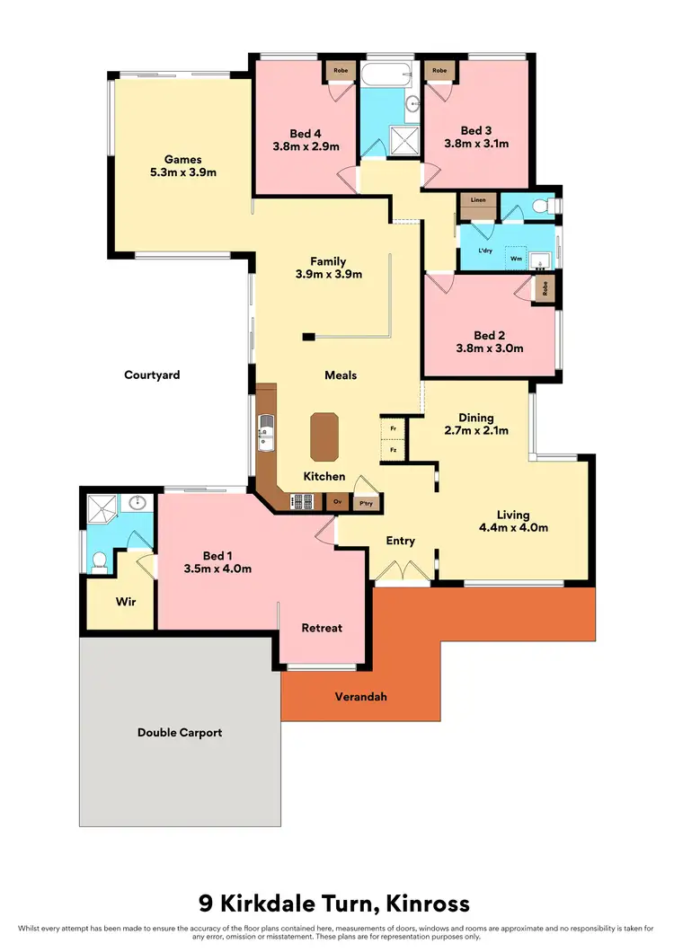 Floorplan of Homely house listing, 9 Kirkdale Turn, Kinross WA 6028
