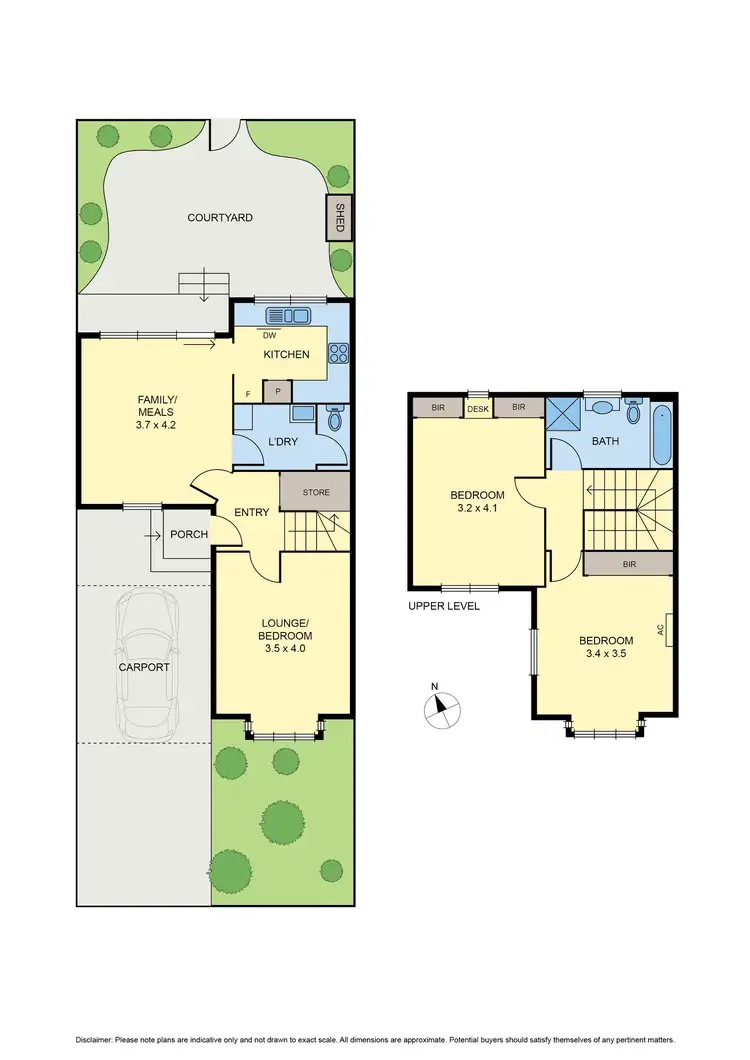 Floorplan of Homely townhouse listing, 125 Moore Street, Coburg VIC 3058