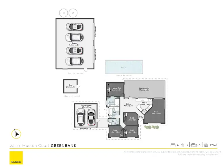 Floorplan of Homely house listing, 22-24 Muston Court, Greenbank QLD 4124