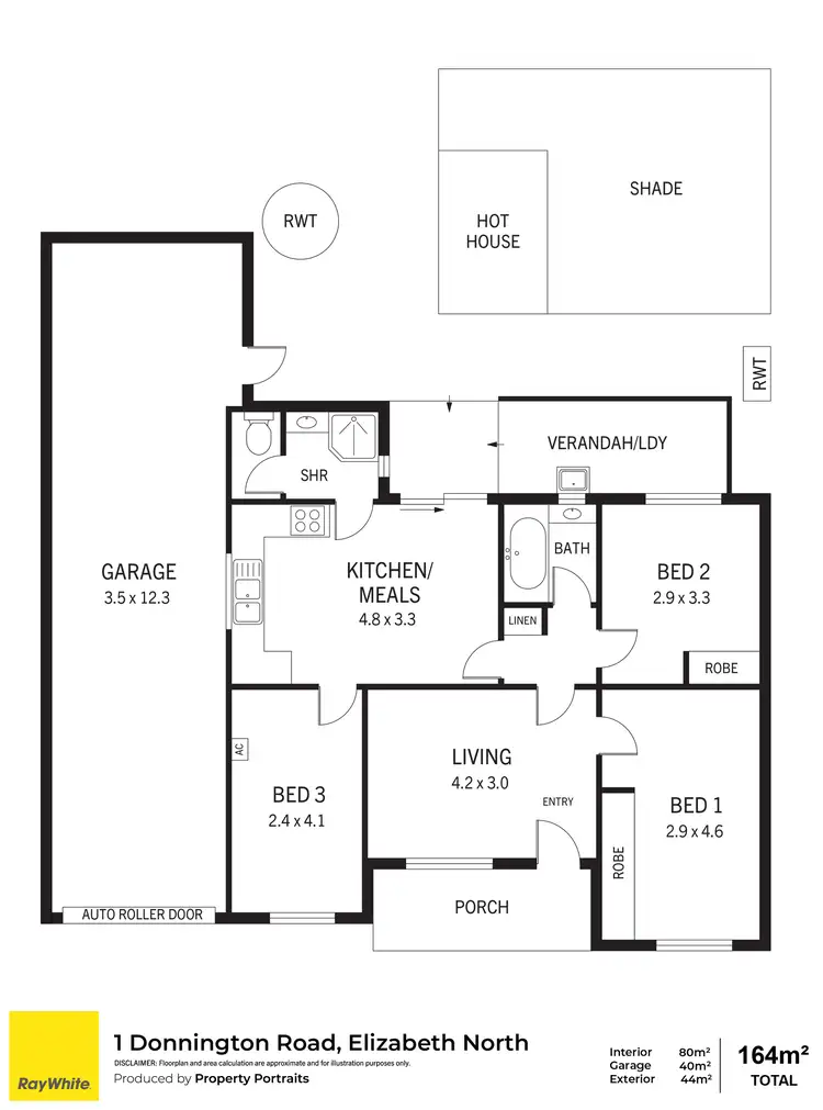 Floorplan of Homely house listing, 1 Donnington Road, Elizabeth North SA 5113