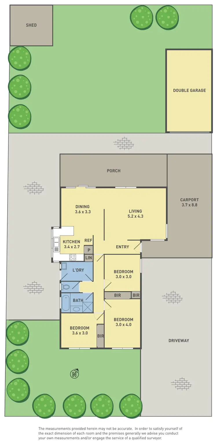 Floorplan of Homely house listing, 47 Bellbridge Drive, Hoppers Crossing VIC 3029