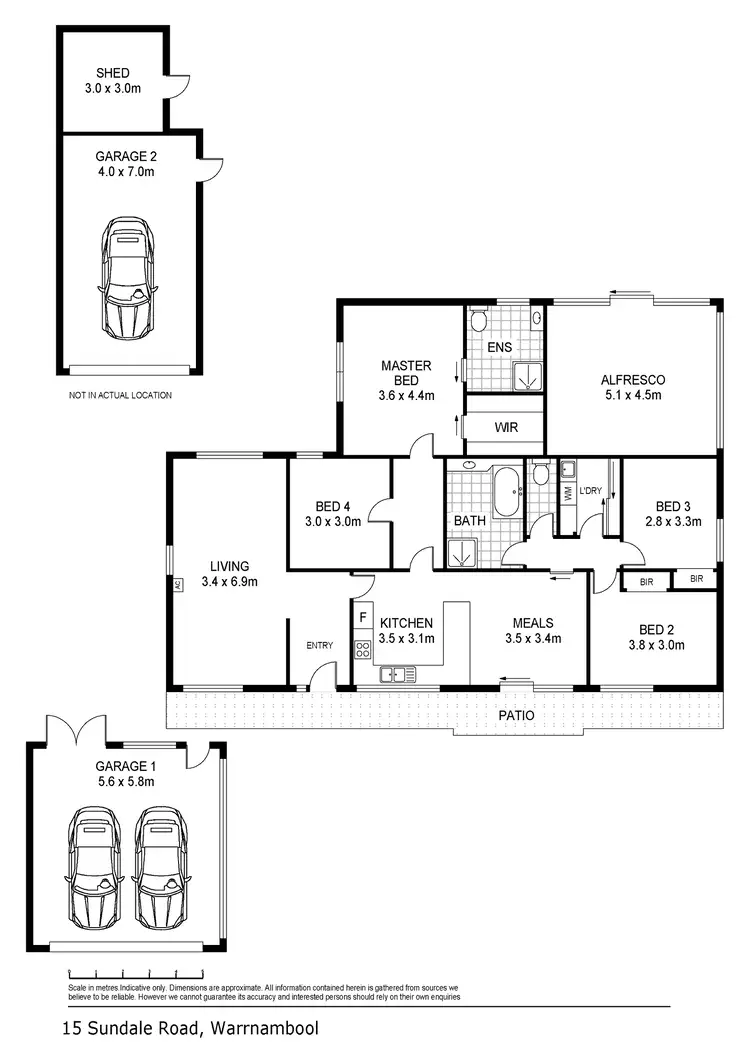 Floorplan of Homely house listing, 15 Sundale Road, Warrnambool VIC 3280
