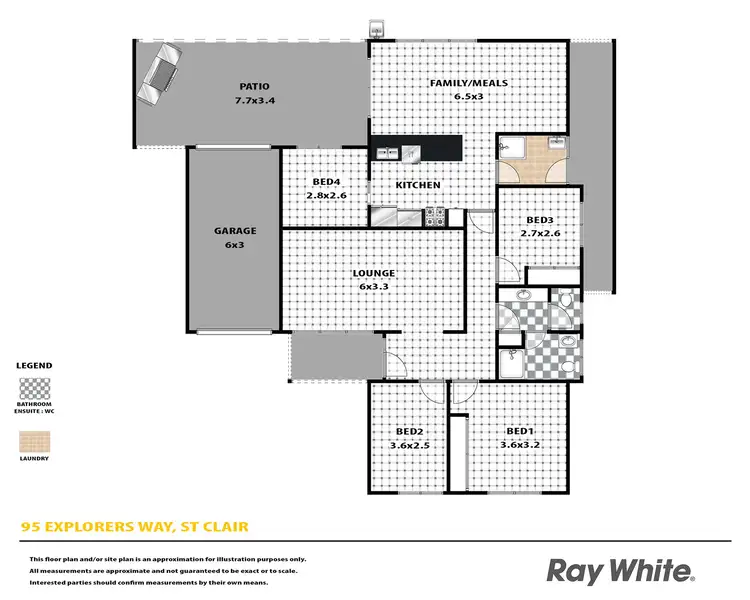 Floorplan of Homely house listing, 95 Explorers Way, St Clair NSW 2759