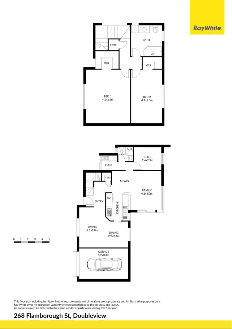 Floorplan of Homely house listing, 268 Flamborough Street, Doubleview WA 6018