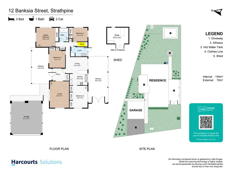 Floorplan of Homely house listing, 12 Banksia Street, Strathpine QLD 4500