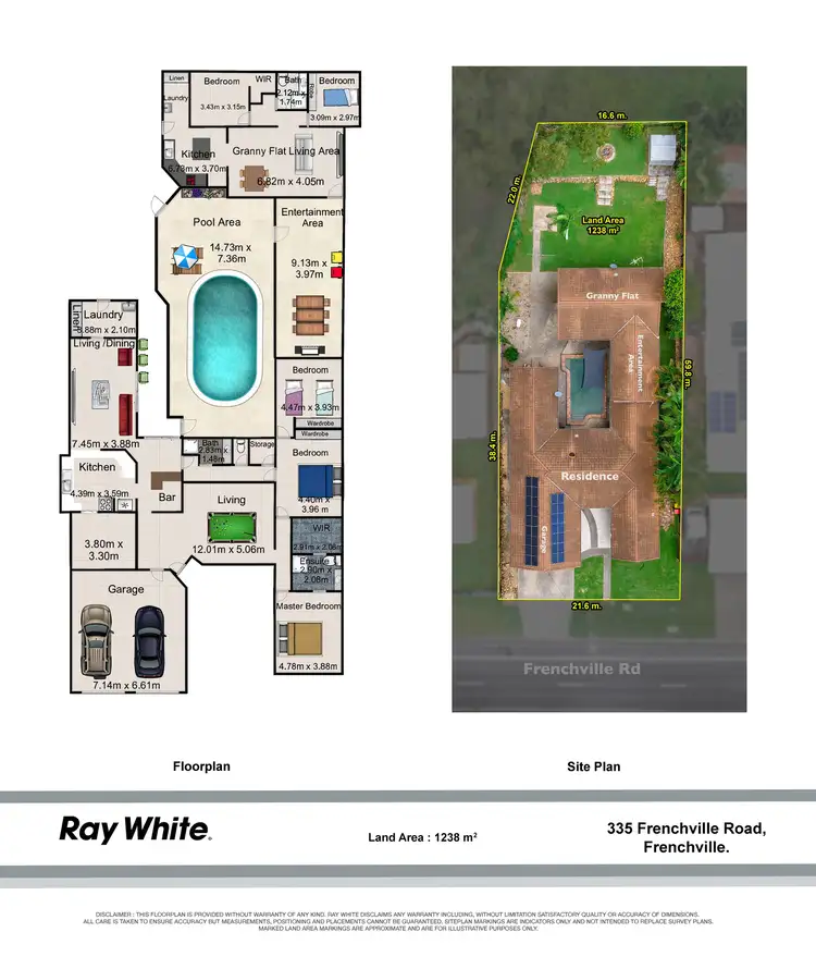 Floorplan of Homely house listing, 335 Frenchville Road, Frenchville QLD 4701