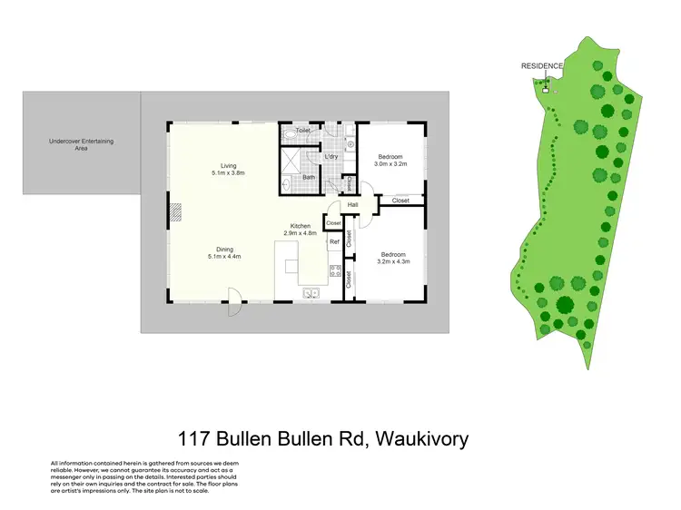 Floorplan of Homely rural property listing, 117 Bullen Bullen Road, Gloucester NSW 2422