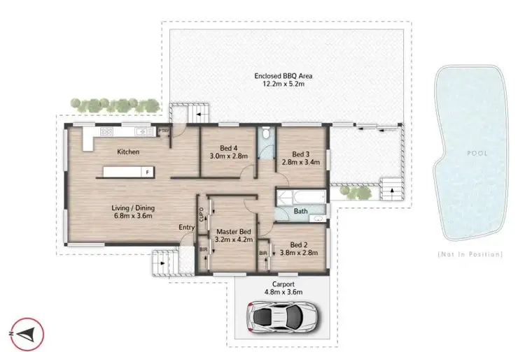 Floorplan of Homely house listing, 70 Roseneath Parade, Wynnum West QLD 4178