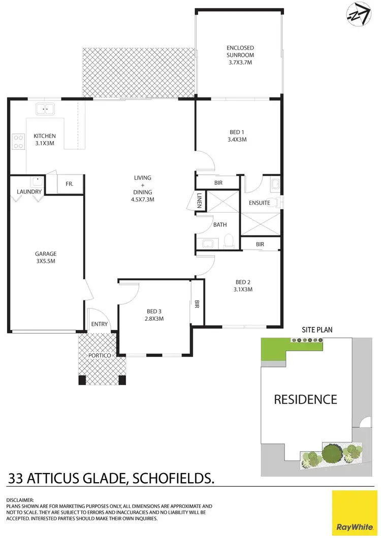 Floorplan of Homely townhouse listing, 33 Atticus glade, Schofields NSW 2762