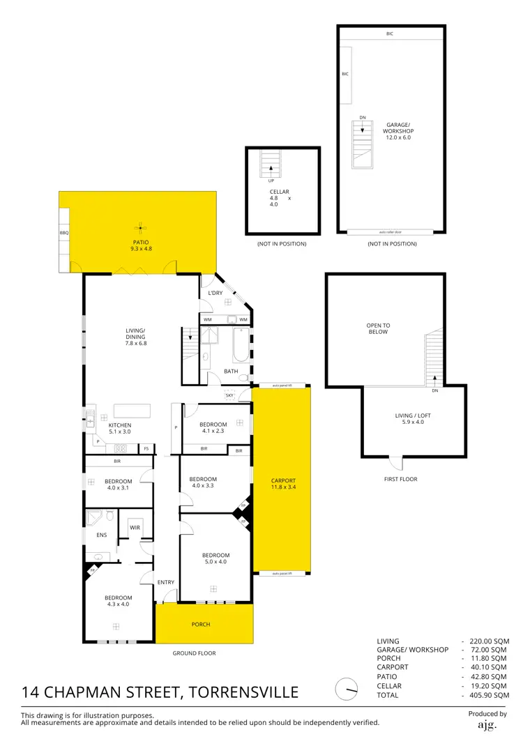 Floorplan of Homely house listing, 14 Chapman Street, Torrensville SA 5031