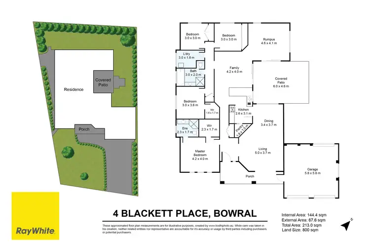 Floorplan of Homely house listing, 4 Blackett Place, Bowral NSW 2576