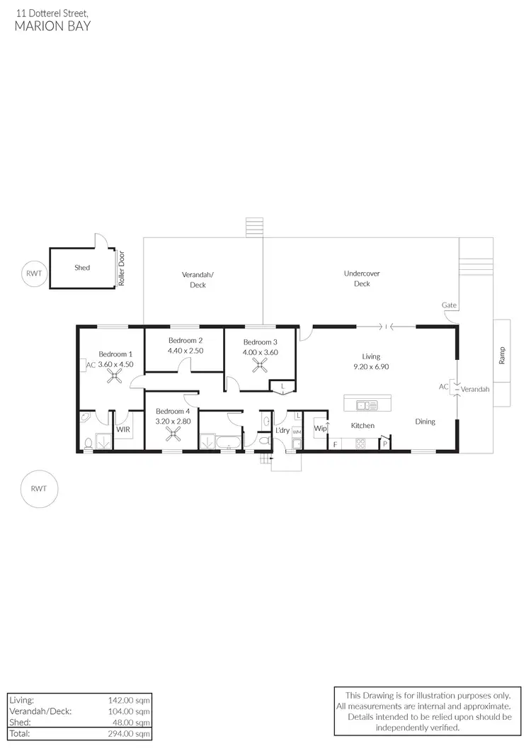 Floorplan of Homely house listing, 11 Dotterel Street, Marion Bay SA 5575