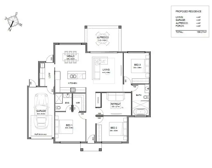 Floorplan of Homely land listing, 26A Denby Close, Christie Downs SA 5164