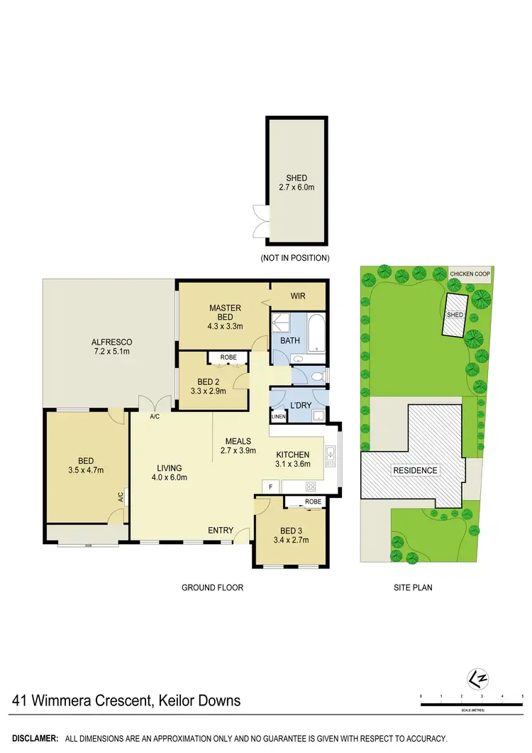 Floorplan of Homely house listing, 41 Wimmera Crescent, Keilor Downs VIC 3038