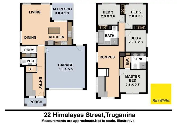 Floorplan of Homely house listing, 22 Himalayas Street, Truganina VIC 3029