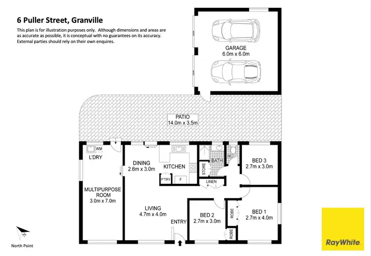 Floorplan of Homely house listing, 6 Puller Street, Granville QLD 4650