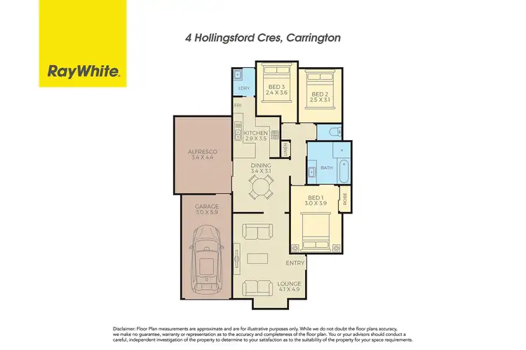 Floorplan of Homely house listing, 4 Hollingsford Crescent, Carrington NSW 2294