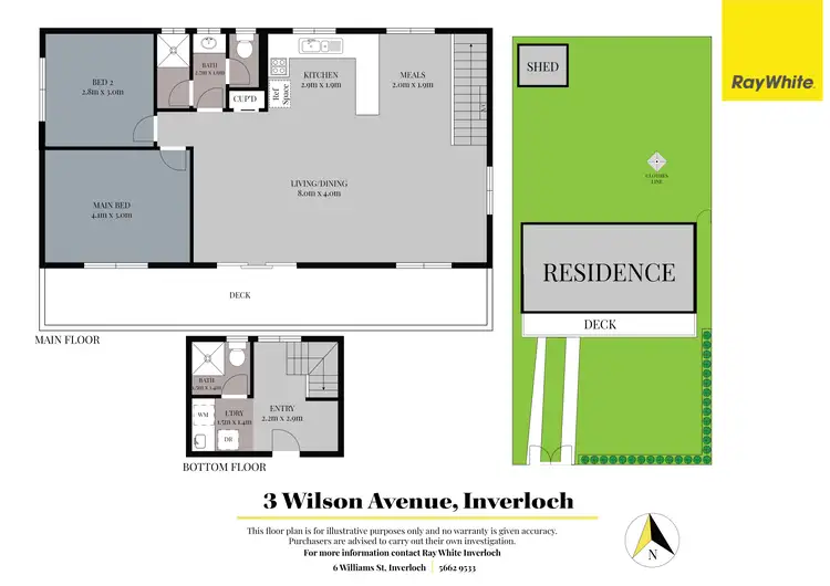 Floorplan of Homely house listing, 3 Wilson Avenue, Inverloch VIC 3996