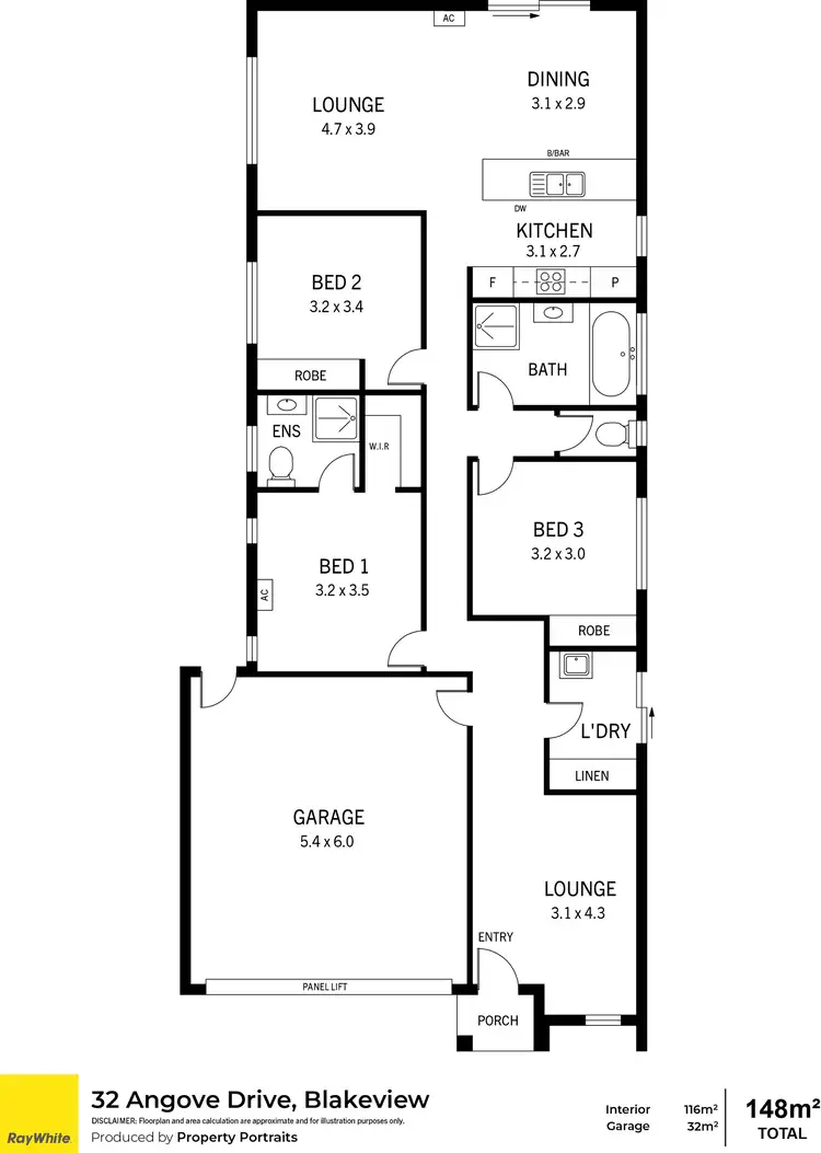 Floorplan of Homely house listing, 32 Angove Drive, Blakeview SA 5114