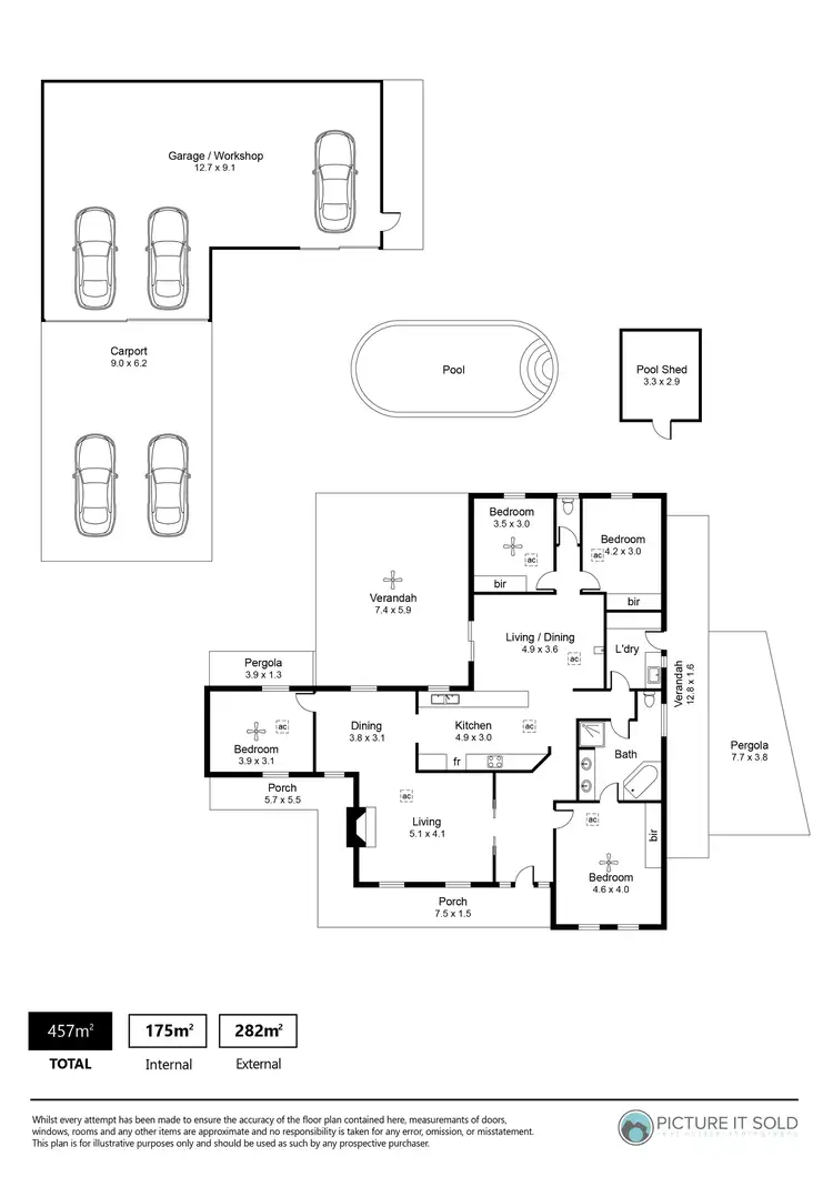 Floorplan of Homely house listing, 29 Palomino Drive, Angle Vale SA 5117