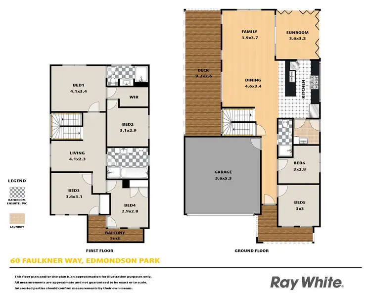 Floorplan of Homely house listing, 60 Faulkner Way, Edmondson Park NSW 2174