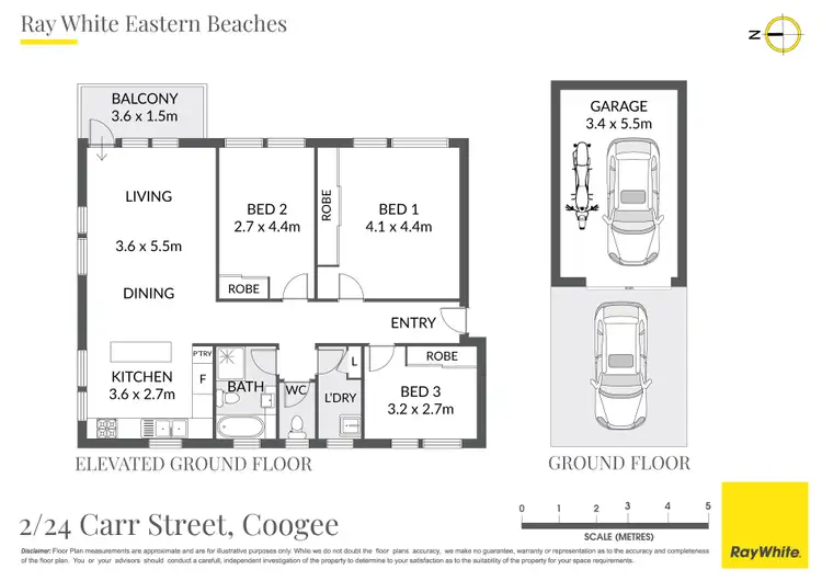 Floorplan of Homely apartment listing, 2/24 Carr Street, Coogee NSW 2034