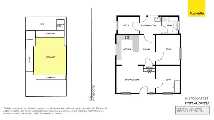 Floorplan of Homely house listing, 14 Stoddart Street, Port Augusta SA 5700