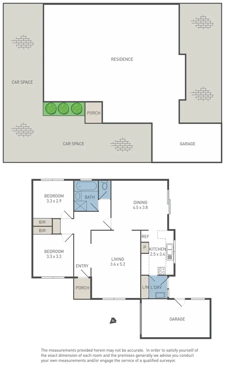 Floorplan of Homely unit listing, 2/6 Jacqueline Close, Werribee VIC 3030