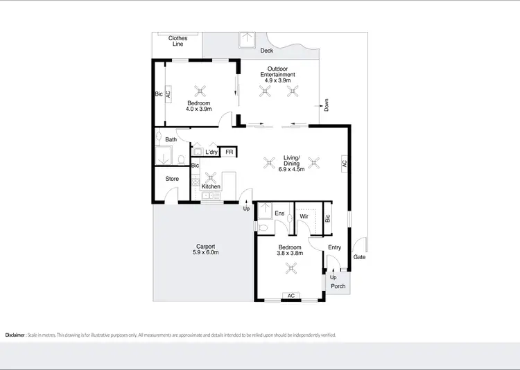 Floorplan of Homely villa listing, 10/13 Bandicoot Loop, Djugun WA 6725